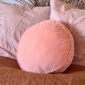 Round Kip&Co Throw Pillow